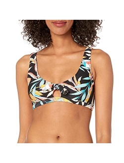 Women's May Bikini Top Swimsuit with Peekaboo Front Bow Detail