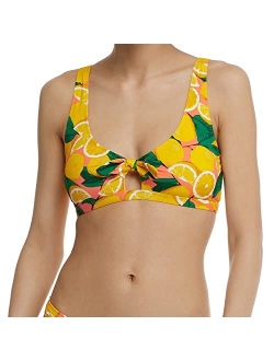 Women's May Bikini Top Swimsuit with Peekaboo Front Bow Detail