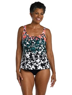 Women's Scoop Neck Tankini Swimsuit Top