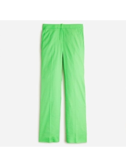 Willa full-length flare pant in stretch linen