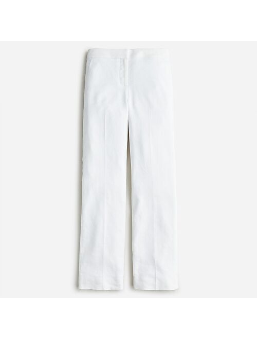 J.Crew Willa full-length flare pant in stretch linen