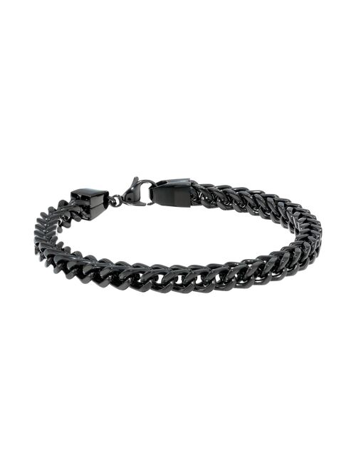 LYNX Ion-Plated Stainless Steel Foxtail Chain Bracelet