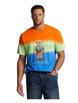 Men's Big & Tall Polo Bear Tie-Dye T-Shirt