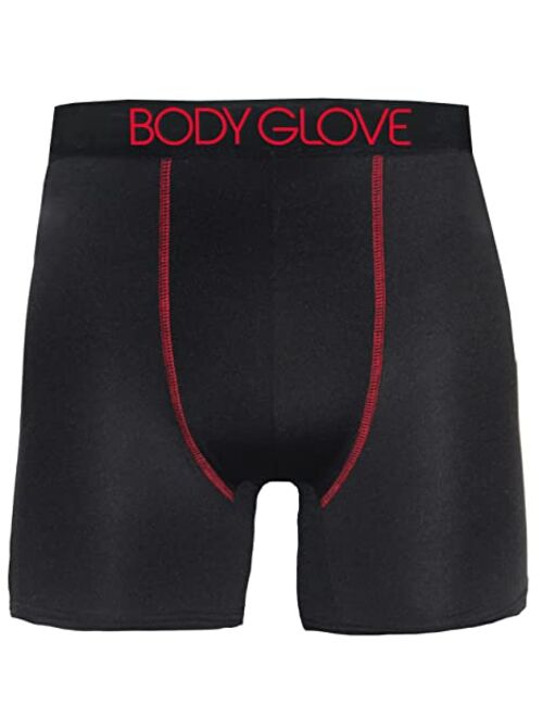 Body Glove 5-Pack Men's Boxer Briefs Athletic Stretch Comfort Fit Cool Pouch Support Soft Underwear for Men