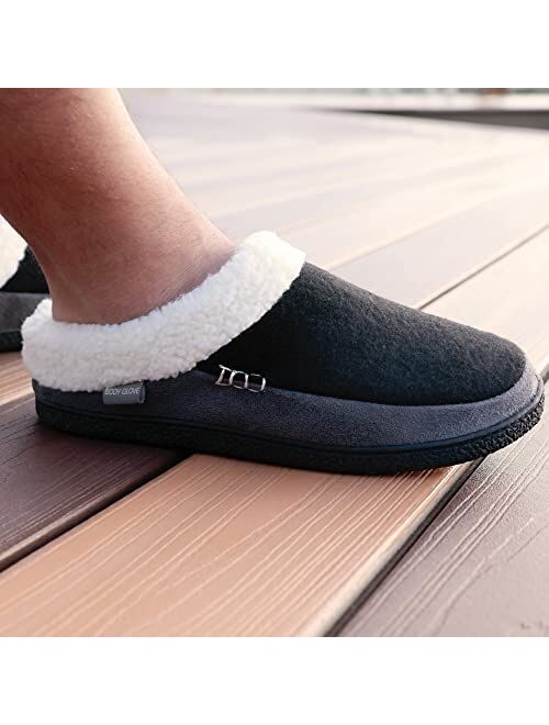 Body Glove Mens Donat Slippers | Ultra light House Slippers For Men, Memory Foam, Indoor Outdoor Comfortable Winter Shoes, Christmas Gifts, Holiday Presents