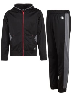 Boys Tracksuit Set 2 Piece Tricot Sweatshirt and Jogger Sweatpants (8-14)