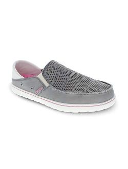 Womens Boat Shoes, Aruba Water Shoes, Women's Water Shoes, Fishing Shoes, Casual Shoes, Womens Mesh and Canvas Slip on Shoes