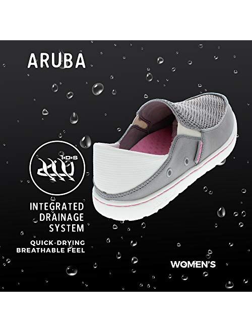 Body Glove Womens Boat Shoes, Aruba Water Shoes, Women's Water Shoes, Fishing Shoes, Casual Shoes, Womens Mesh and Canvas Slip on Shoes