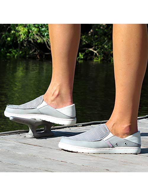 Body Glove Womens Boat Shoes, Aruba Water Shoes, Women's Water Shoes, Fishing Shoes, Casual Shoes, Womens Mesh and Canvas Slip on Shoes