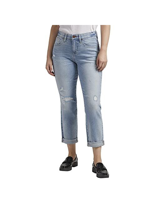 Jag Jeans Women's Carter Mid Rise Girlfriend Jeans