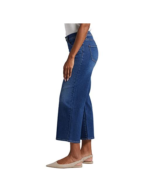 Jag Jeans Women's Ava Mid Rise Wide Leg Pull-on Jeans