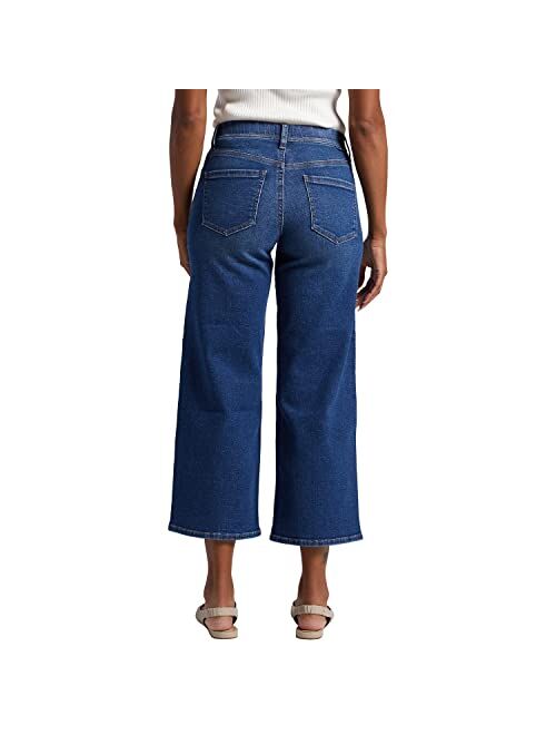 Jag Jeans Women's Ava Mid Rise Wide Leg Pull-on Jeans