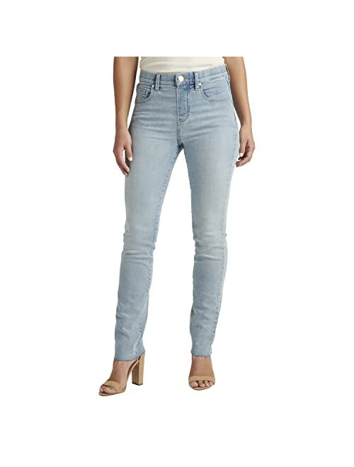 Jag Jeans Women's Valentina High Rise Straight Leg Pull-on Jeans