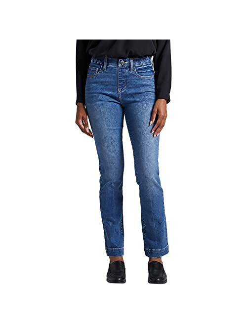 Jag Jeans Women's Valentina High Rise Straight Leg Pull-on Jeans