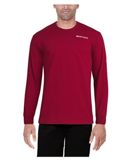 Men's Shirt - 100% Cotton Heritage Long Sleeve T-Shirt (S-XL)