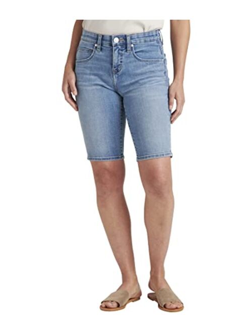 Jag Jeans Women's Petite Cecilia Mid Rise Bermuda Short