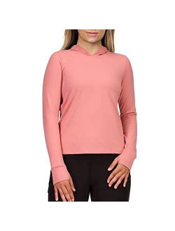 Womens Active Hoodie Fashion Athletic Pullover Long Sleeve Ultra Soft Lightweight Fitness Top