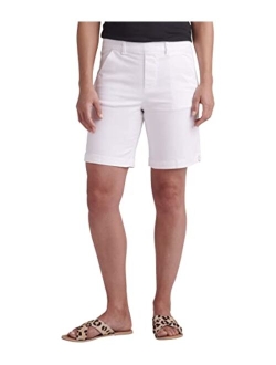 Women's Petite Maddie Mid Rise 8" Pull-on Short