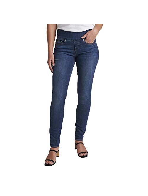 Jag Jeans Women's Petite Nora Mid Rise Skinny Pull-on Jeans