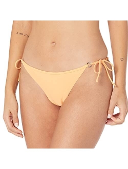 Women's Smoothies Brasilia Solid Tie Side Cheeky Bikini Bottom Swimsuit