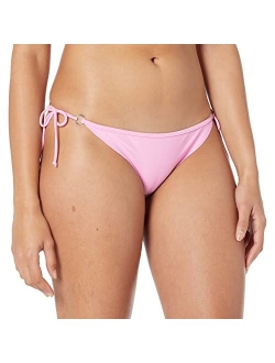 Women's Smoothies Brasilia Solid Tie Side Cheeky Bikini Bottom Swimsuit