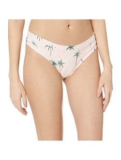 Junior's Standard Guava Audrey Low Rise Bikini Bottom