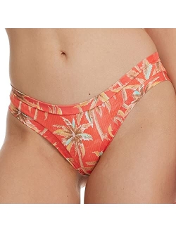 Junior's Standard Guava Audrey Low Rise Bikini Bottom