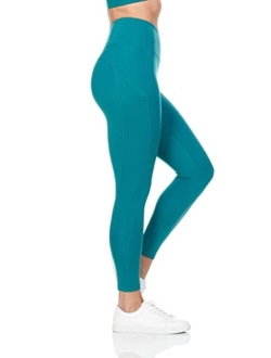 Workout Leggings for Women-High Waist & Compression Leggings for Women-Leggings with Pockets-Yoga Pants for Gym