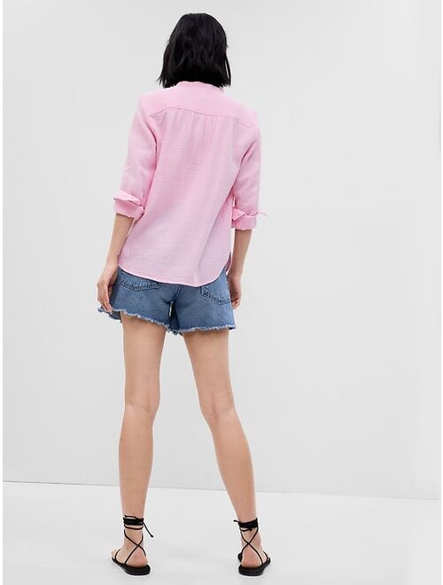 Gap Crinkle Gauze Shirt