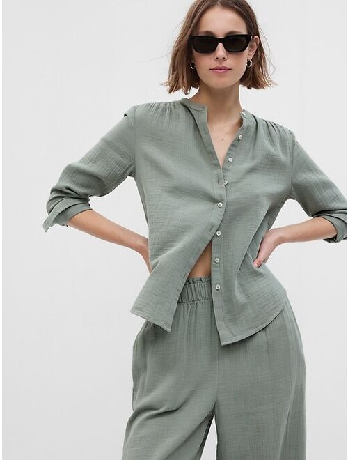 Gap Crinkle Gauze Shirt