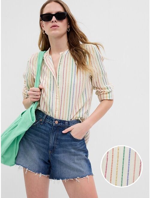 Gap Crinkle Gauze Shirt