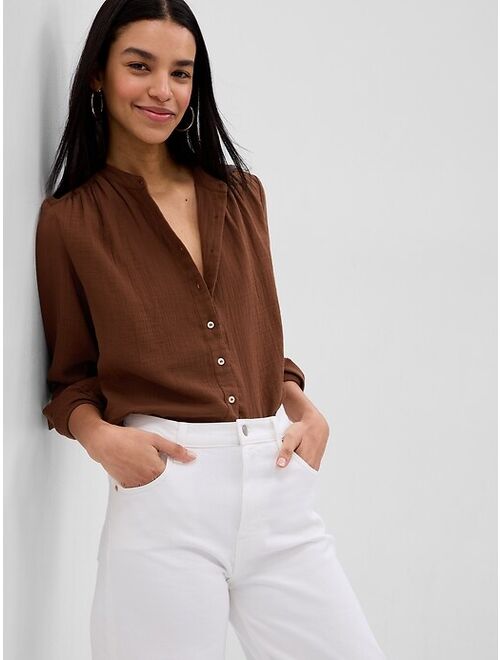 Gap Crinkle Gauze Shirt