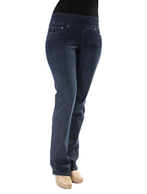 Jag Jeans Women's Paley Mid Rise Bootcut Pull-on Jeans