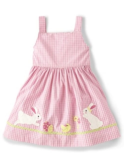 Girls' One Size and Toddler Embroidered Sleeveless Dress