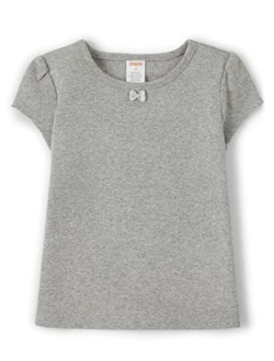 Girls and Toddler Short Sleeve Basic Layering Shirt