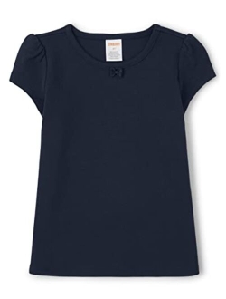 Girls and Toddler Short Sleeve Basic Layering Shirt