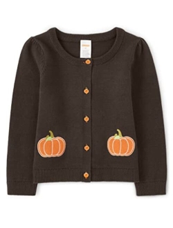 Girls and Toddler Long Sleeve Cardigan Sweaters