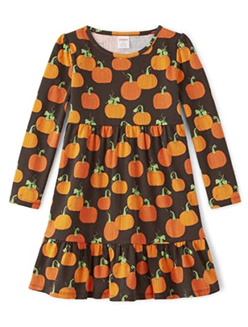 Gymboree Girls and Toddler Long Sleeve Knit Casual Dresses