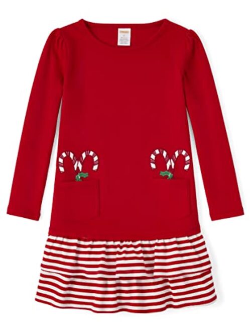 Gymboree Girls and Toddler Long Sleeve Knit Casual Dresses