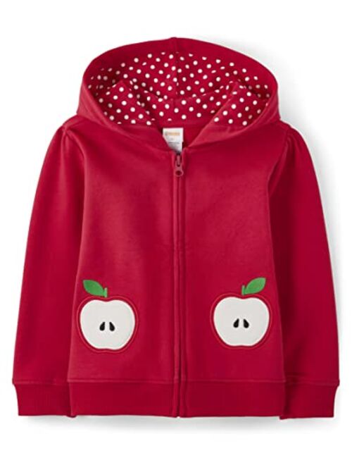 Gymboree Girls and Toddler Long Sleeve Zip Up Hoodie Sweatshirt