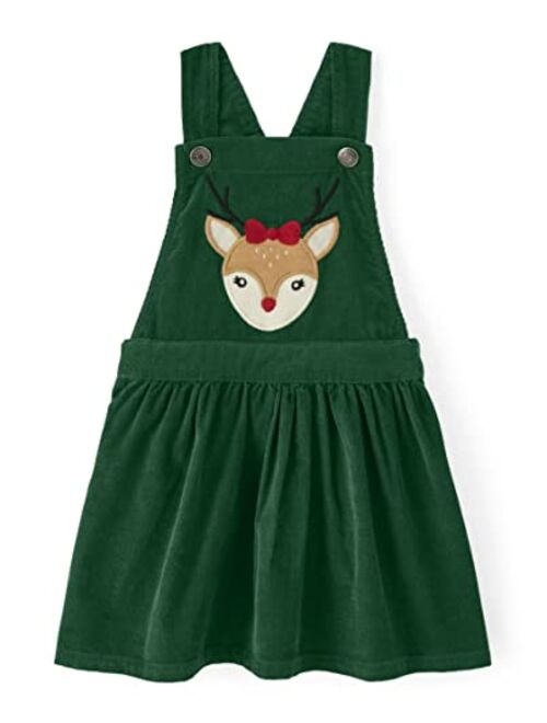 Gymboree Girls and Toddler Embroidered Sleeveless Skirtall Jumpers