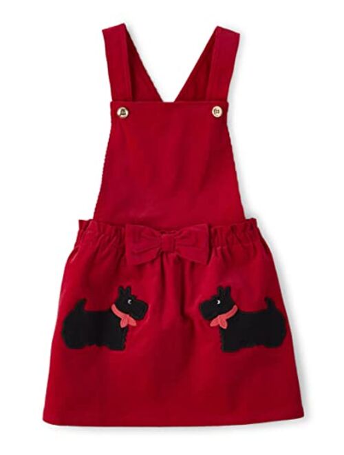 Gymboree Girls and Toddler Embroidered Sleeveless Skirtall Jumpers