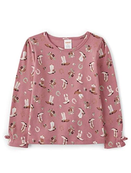 Gymboree Girls and Toddler Printed Long Sleeve Shirts