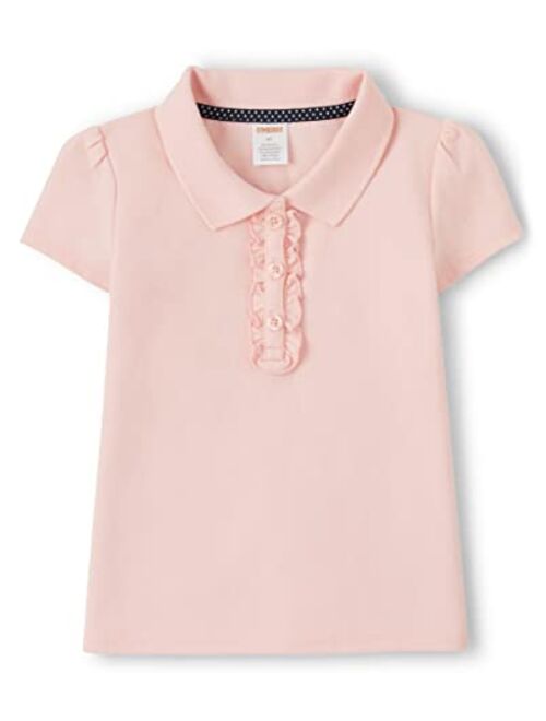 Gymboree Girls and Toddler Short Sleeve Ruffle Polo Shirt