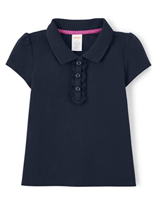 Gymboree Girls and Toddler Short Sleeve Ruffle Polo Shirt