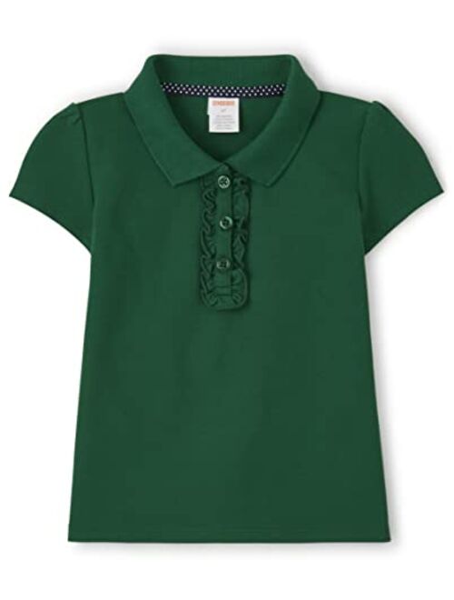 Gymboree Girls and Toddler Short Sleeve Ruffle Polo Shirt