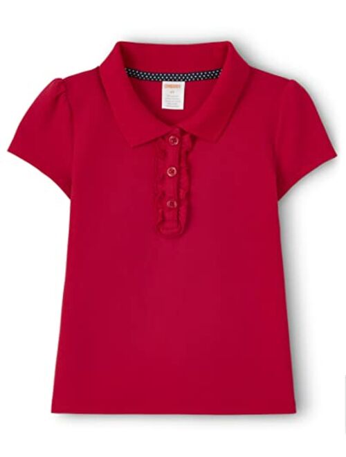 Gymboree Girls and Toddler Short Sleeve Ruffle Polo Shirt