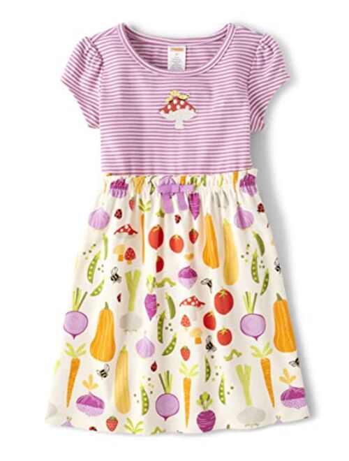 Gymboree Girls' and Toddler Embroidered Short Sleeve Dress