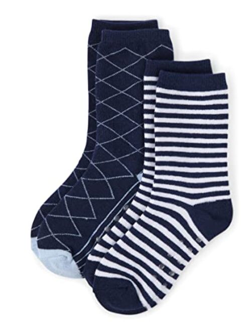 Gymboree boys And Toddler Crew Socks 2-pack