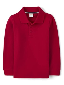 Boys and Toddler Long Sleeve Polo Shirt